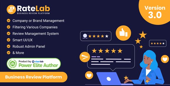 RateLab v3.0 Nulled – Business Review Platform PHP Script