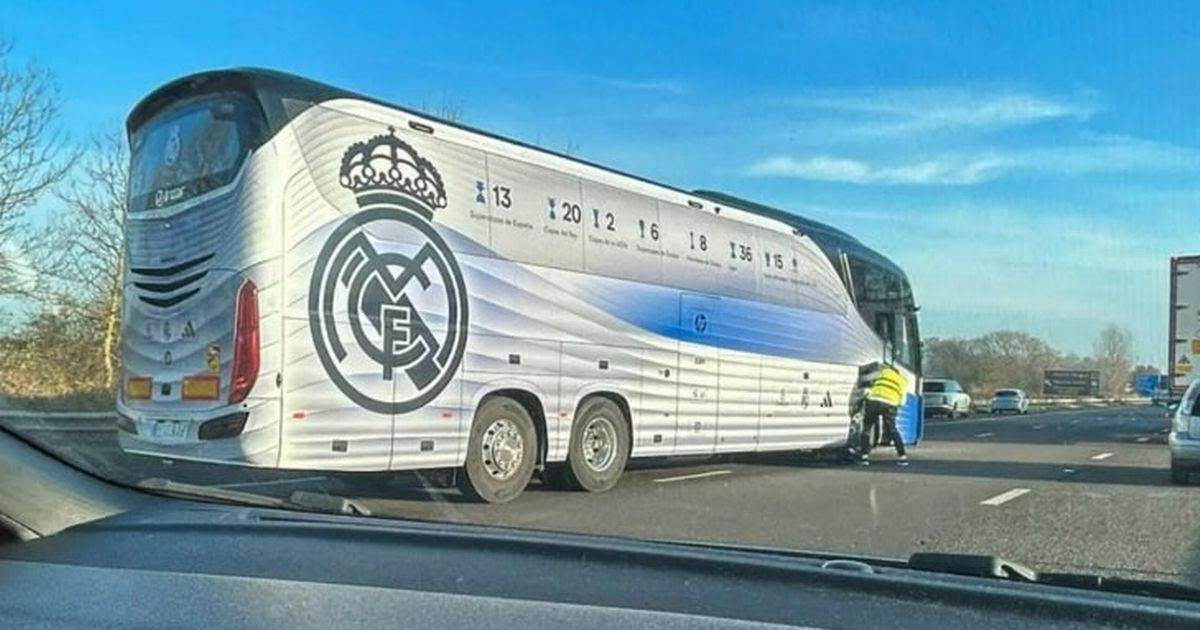 Real Madrid team bus involved in accident after Liverpool defeat