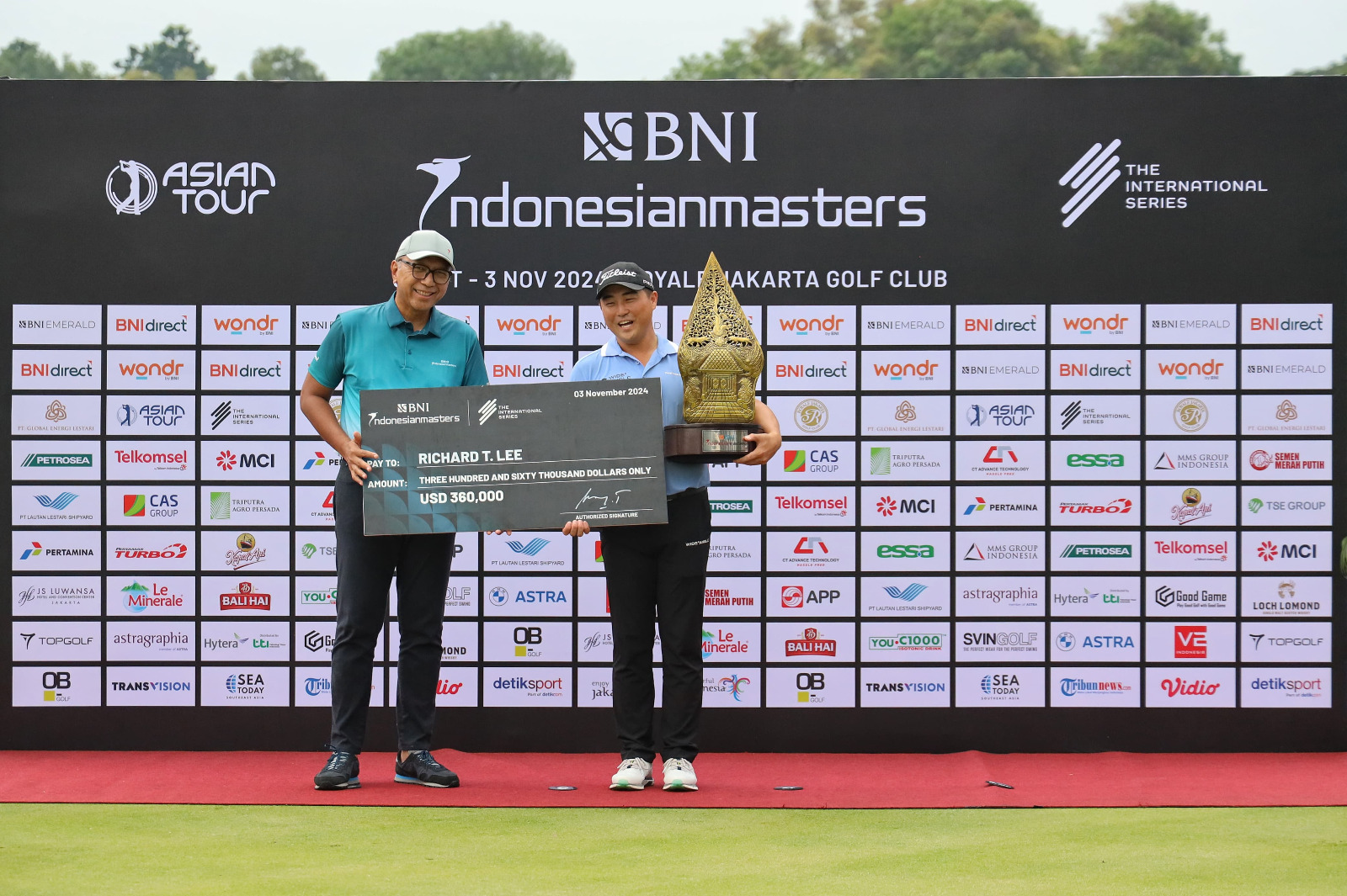 Richard T Lee Juarai BNI Indonesian Masters 2024 |Republika Online