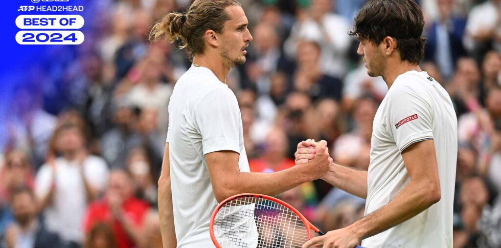 Taylor Fritz moved to 7-5 overall in his Lexus ATP Head2Head rivalry with Alexander Zverev.