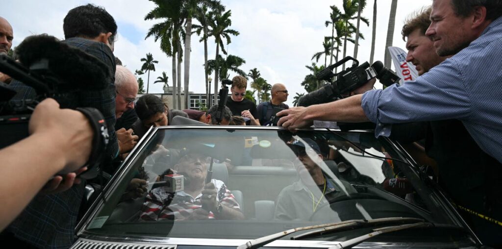 Rudy Giuliani Shows Up To Vote In Lauren Bacall's Mercedes After Hiding The Car In Florida