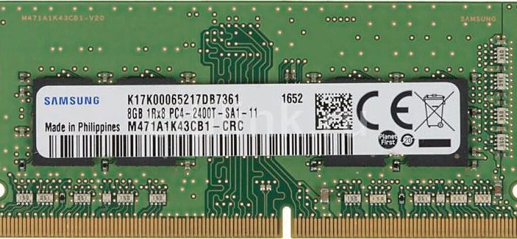 Samsung M471A1K43CB1-CRC 8 GB DDR4-2400 Laptop RAM