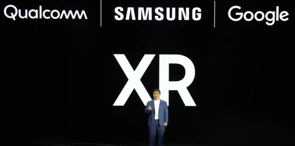 Samsung Qualcomm Google XR graphic Unpacked 2024