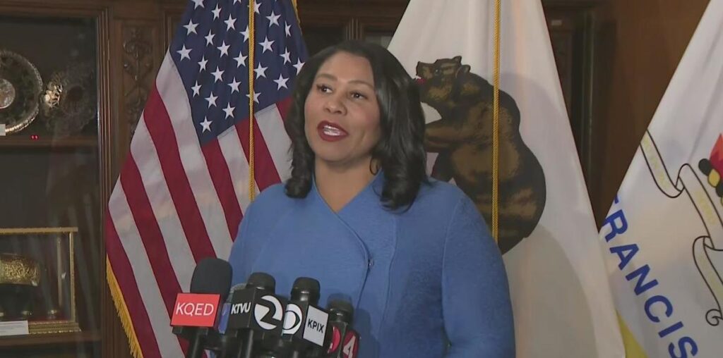 San Francisco Mayor London Breed concedes race, congratulates Daniel Lurie on victory