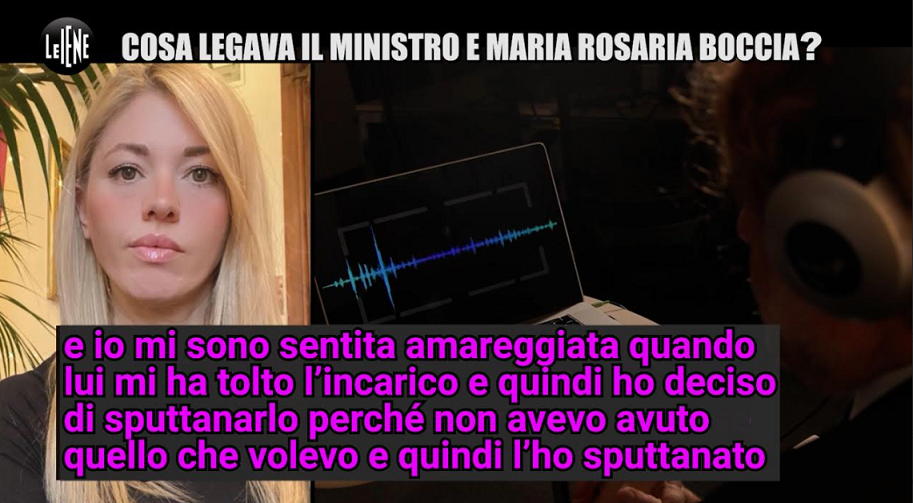 Sangiuliano-Boccia, l’anticipazione da Le Iene: audio e chat inediti