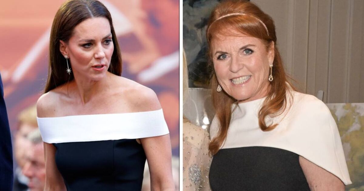 Sarah Ferguson channels Kate in sleek gown for glitzy outing