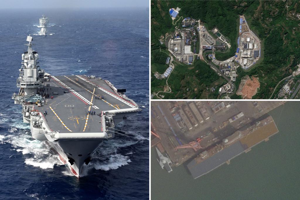 Satellite images and documents indicate China working on nuclear propulsion for new aircraft carrier