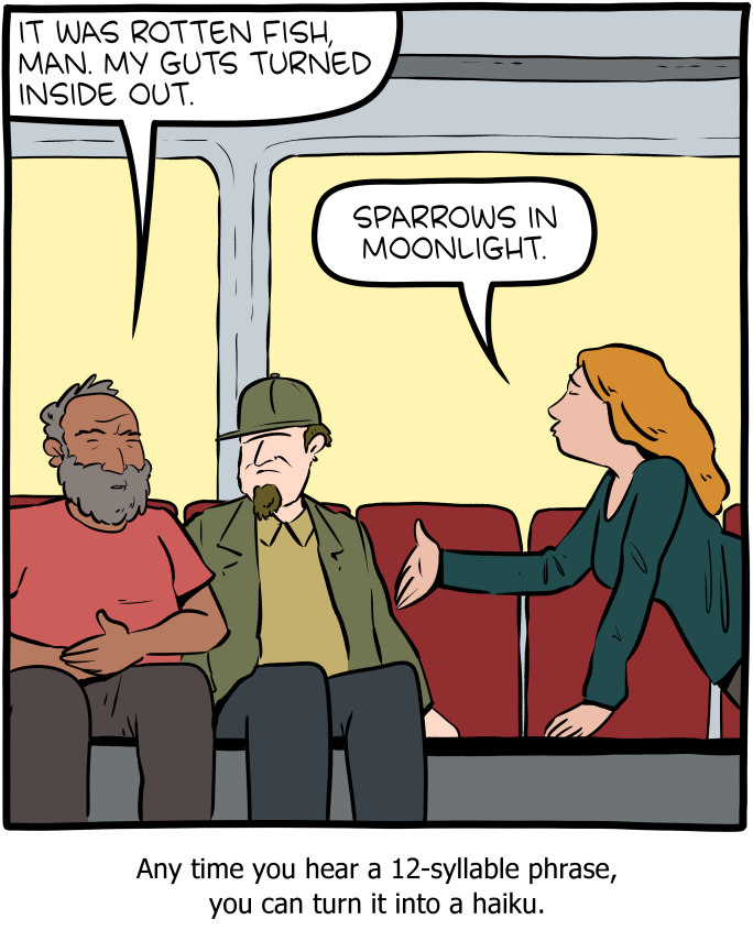 Saturday Morning Breakfast Cereal – Haiku