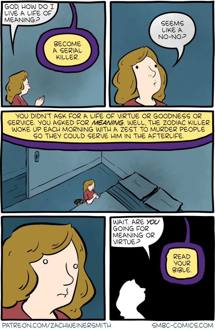 Saturday Morning Breakfast Cereal – Meaning