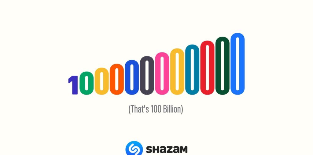 Shazam Crosses 100 Billion Songs Recognized