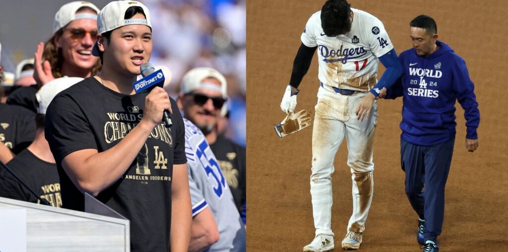 Dodgers superstar Shohei Ohtani underwent successful surgery to repair a torn labrum (Photo Source: IMAGN)