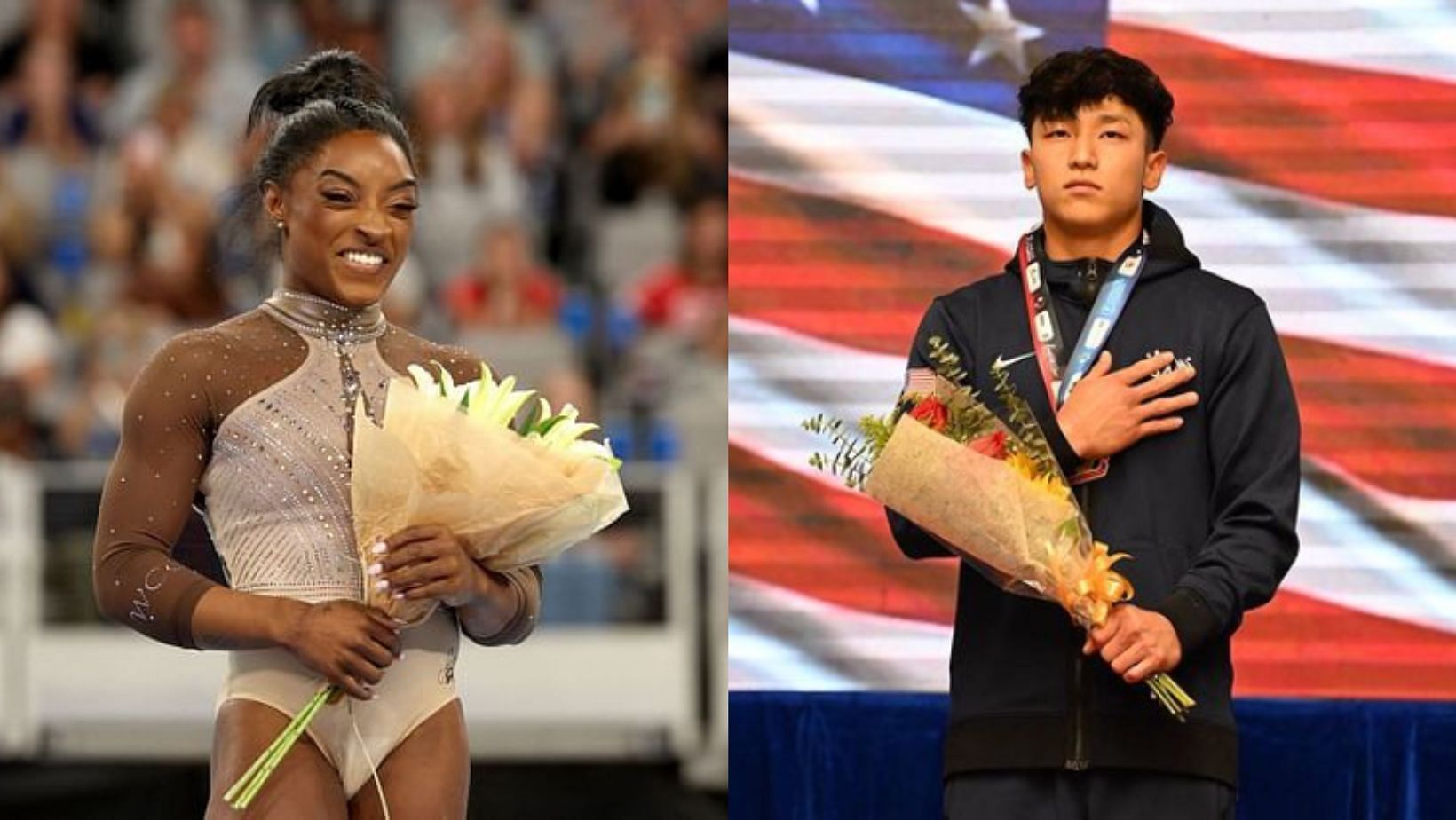 Simone Biles drops two-word reaction to Gold Over America Tour gymnast Yul Moldauer’s heartfelt note upon the conclusion of the shows