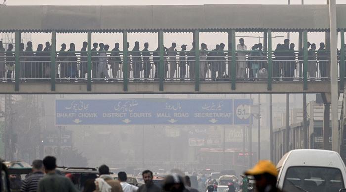 Smoggy Lahore reigns AQI ranking exceeding hazardous levels