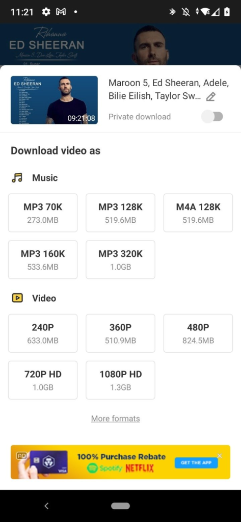 SnapTube v7.29.1.72974001 MOD APK (VIP Unlocked)