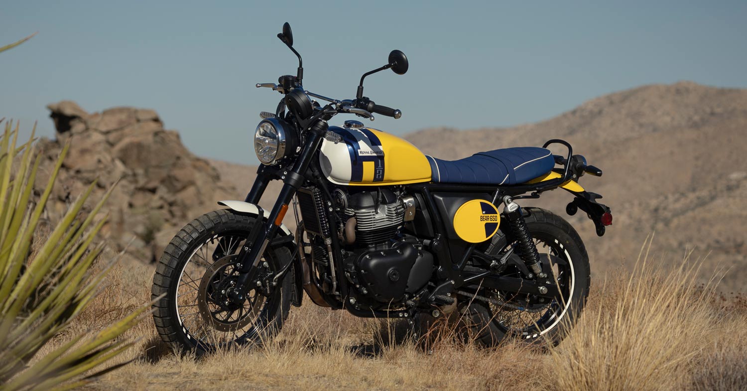 Speed Read: The new Royal Enfield Bear 650 scrambler and more