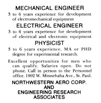 Steve Blank The Secret History of Minnesota Part 1: Engineering Research Associates