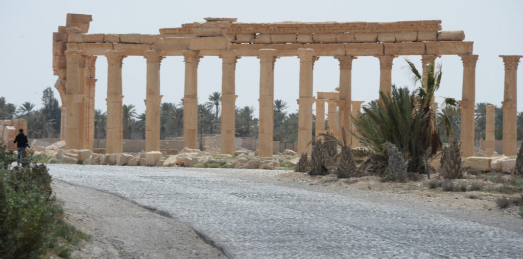 Roman ruins of Palmyra, Syria.