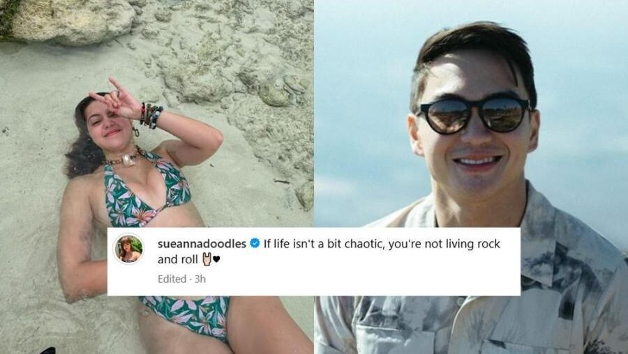 Sue Ramirez is enjoying life in Siargao