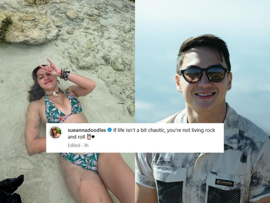 Sue Ramirez is enjoying life in Siargao