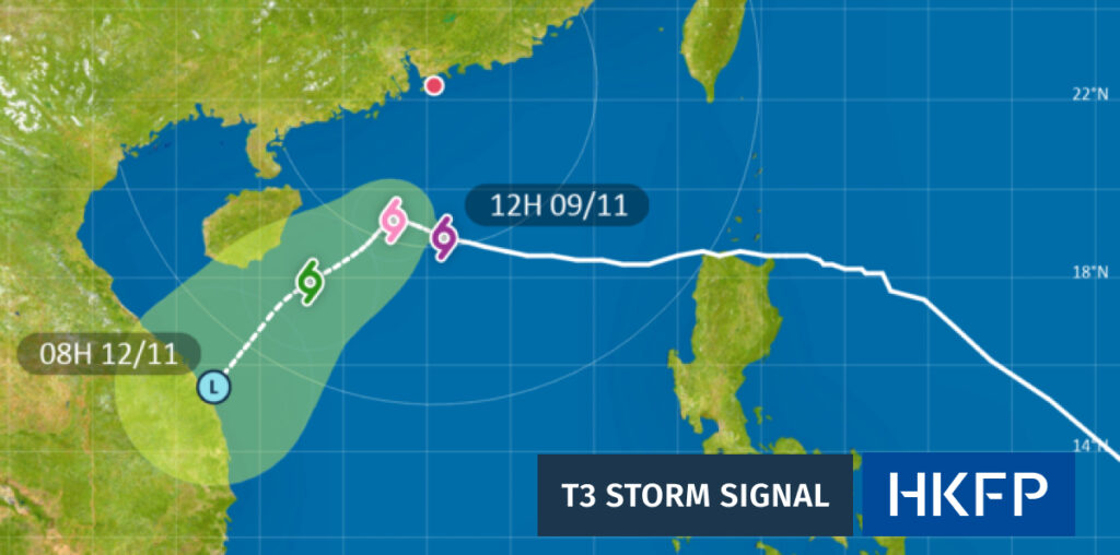 Super Typhoon Yinxing: Hong Kong Observatory raises T3 storm warning