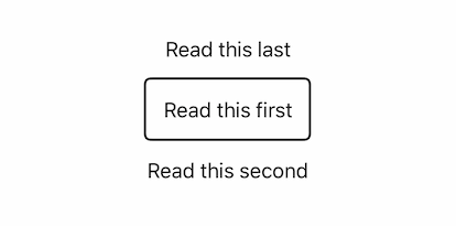 SwiftUI Accessibility: Sort Priority | Mobile A11y