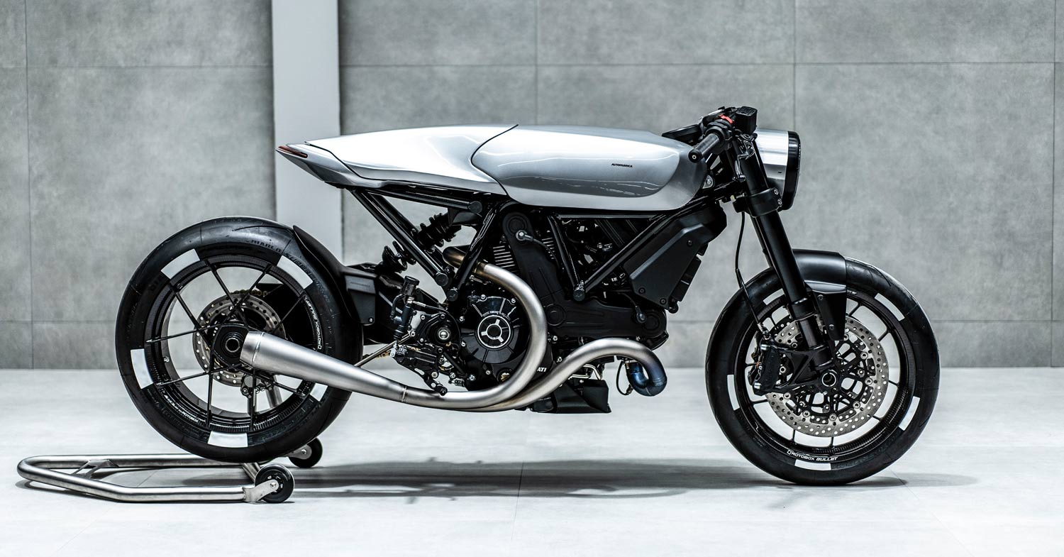 T23: A sculpted Ducati Scrambler 1100 café racer by Auto Fabrica