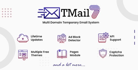 TMail v7.8.2 Nulled – Multi Domain Temporary Email System PHP Script