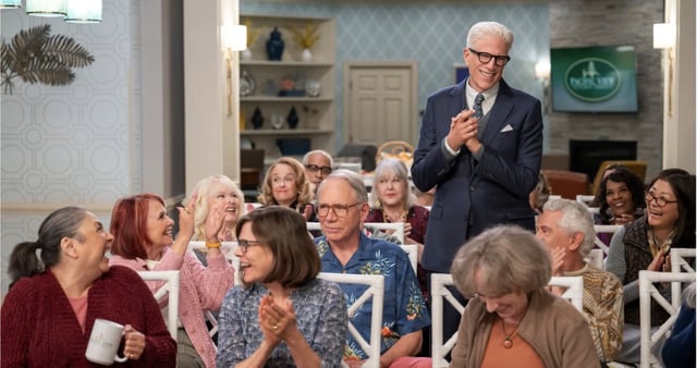 Ted Danson and Mike Schur agree 'we're really bad about talking about aging.' With 'A Man on the Inside,' they hope to change that.