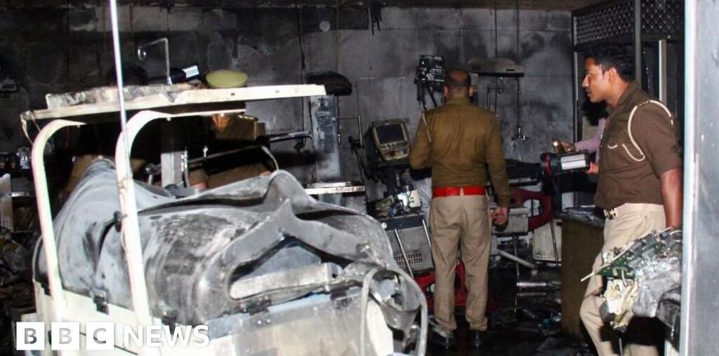 Ten newborns killed in hospital fire in Jhansi northern India