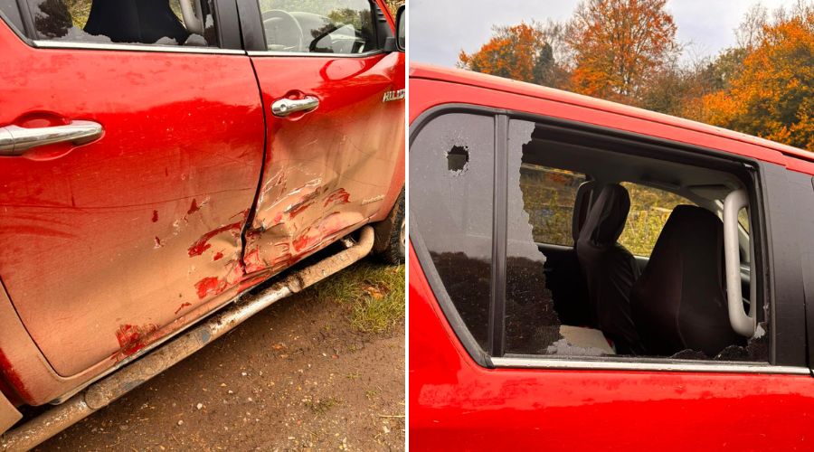 ‘Terrifying’ incident on Wiltshire farm: ‘Hilux is a write off’ – Farmers Guide