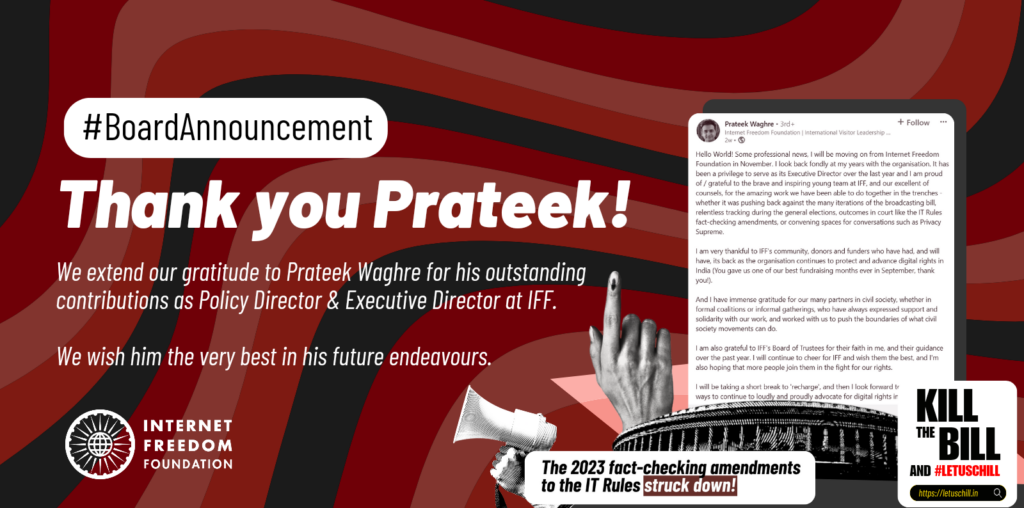 Thank you Prateek!