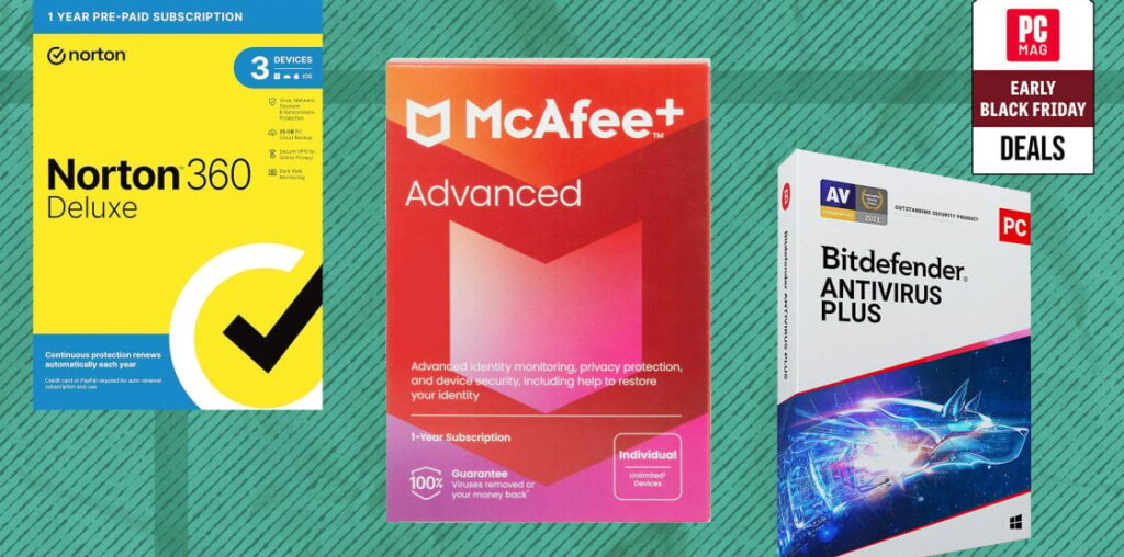 The Best Black Friday Antivirus Deals From Bitdefender, McAfee, and Norton 360