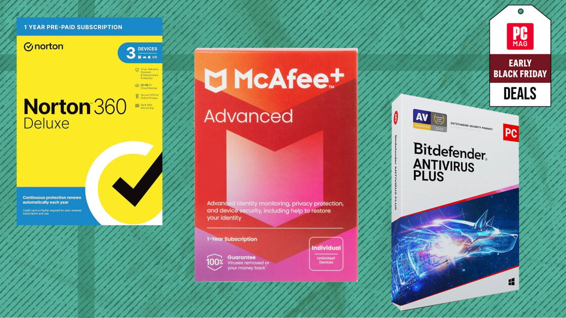 The Best Black Friday Antivirus Deals From Bitdefender, McAfee, and Norton 360