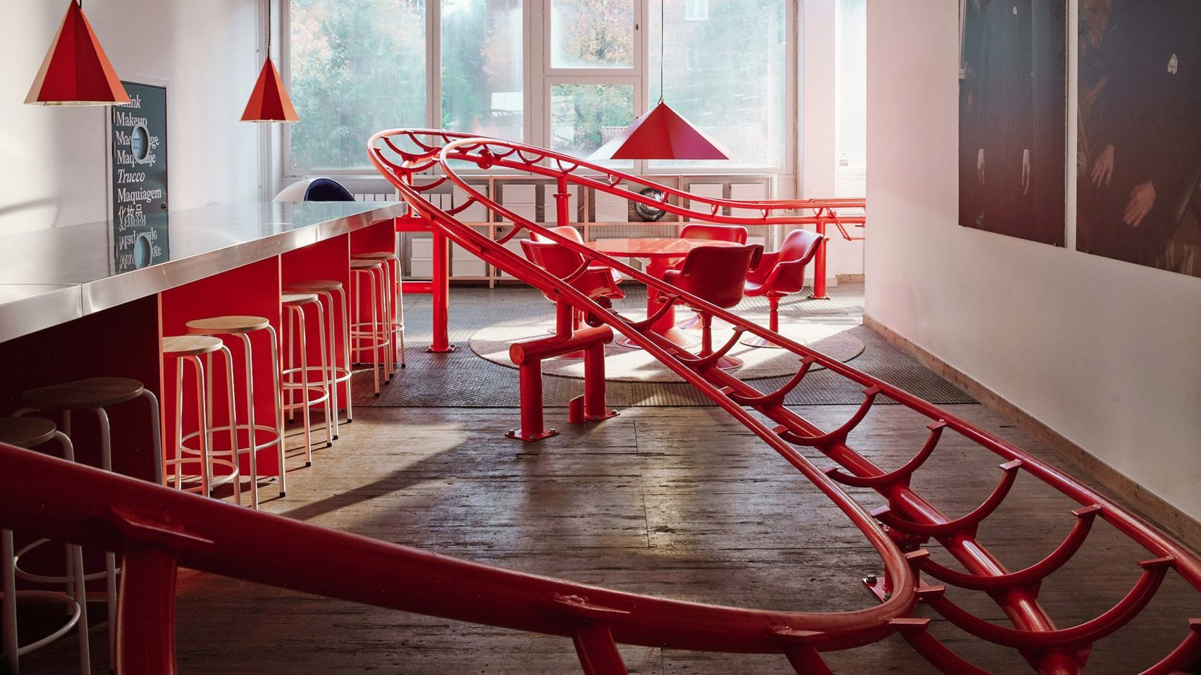 The Great Exhibition adds “world’s first office rollercoaster” to its Stockholm studio