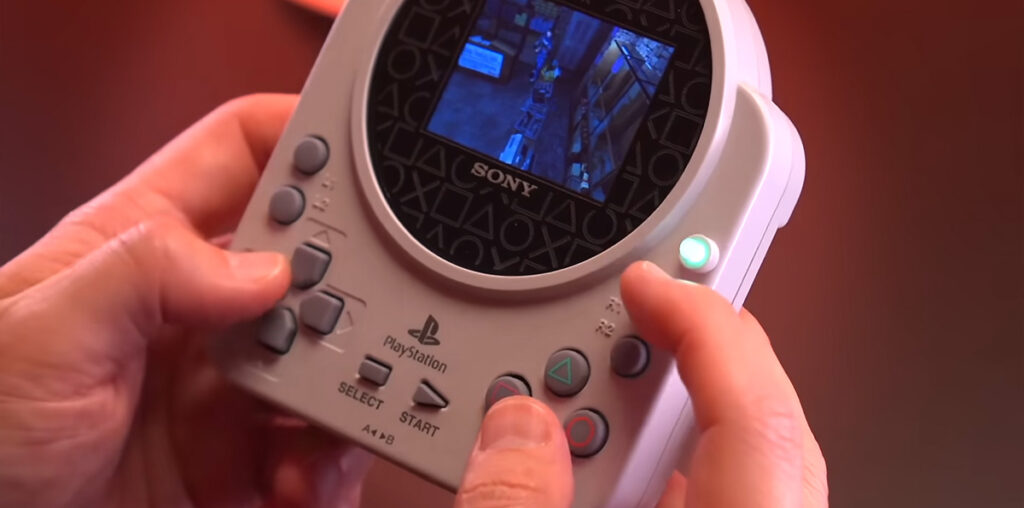 Custom built Playstation handheld