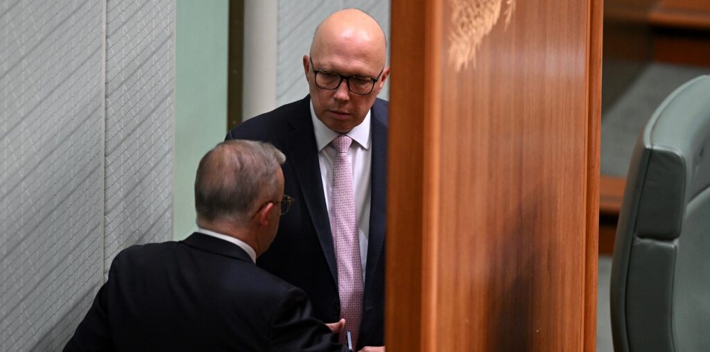 Anthony Albanese and Peter Dutton (Image: AAP)