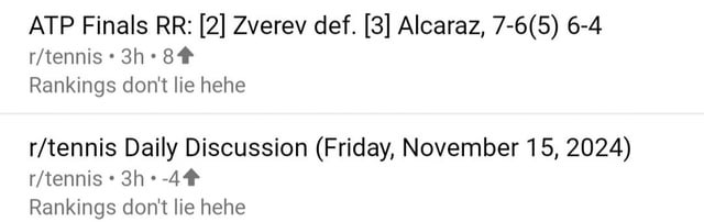 The duality of r/tennis :D