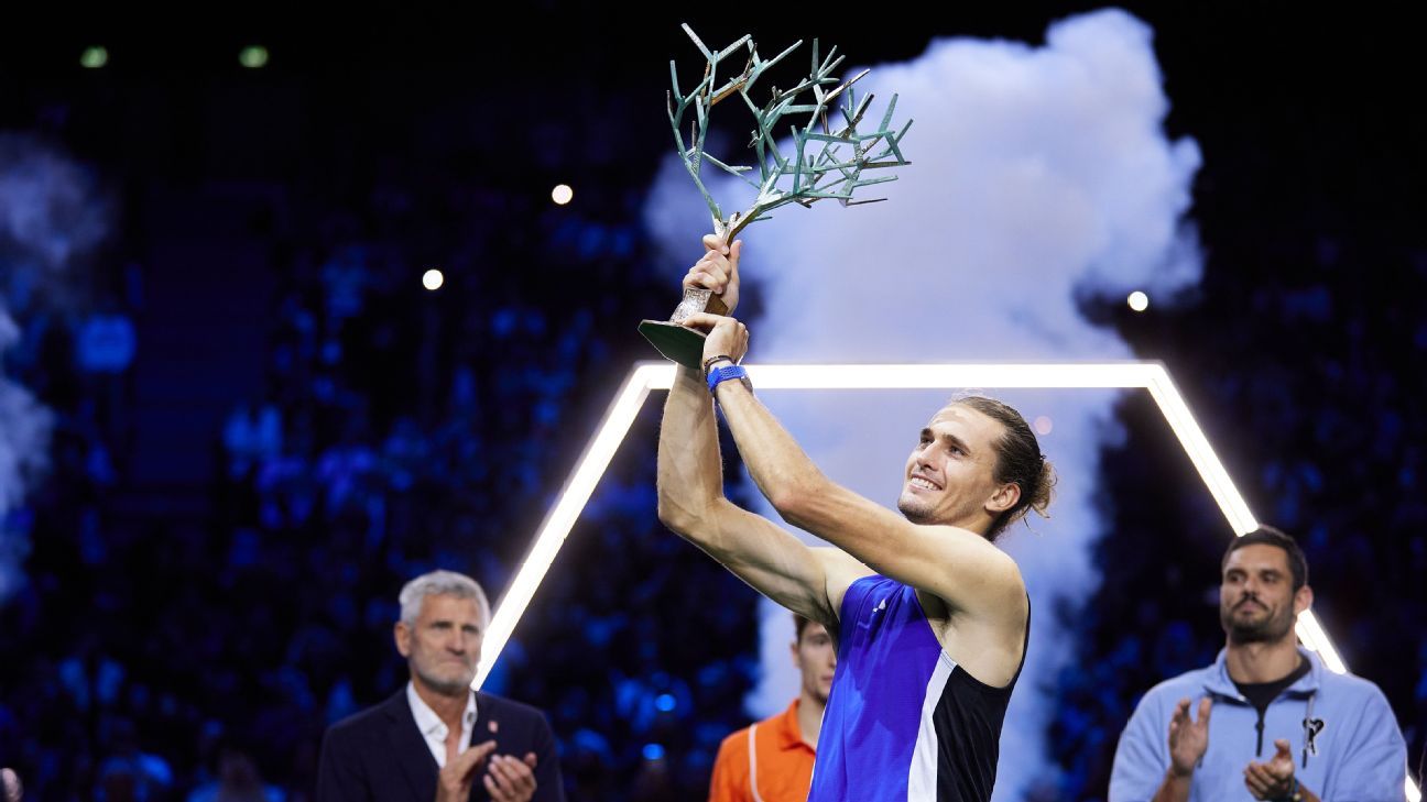 The week in tennis: Zverev wins in Paris, and the ATP Finals spots are locked in