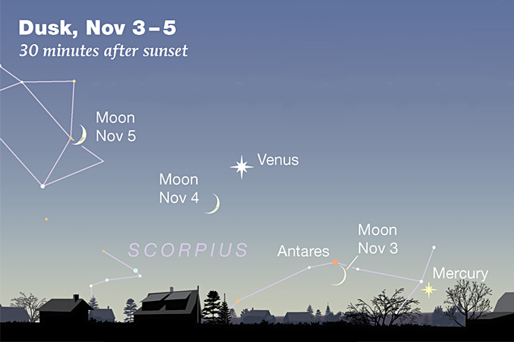 This Week’s Sky at a Glance, November 1 – 10