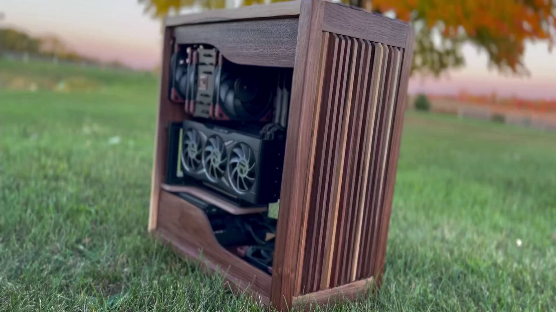 This stunning DIY walnut wood gaming PC build even emits an aromatic cedar smell when you’re gaming