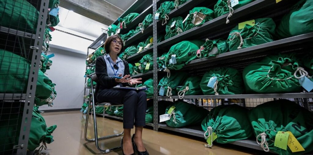 Tokyo police care for lost umbrellas, keys, flying squirrels