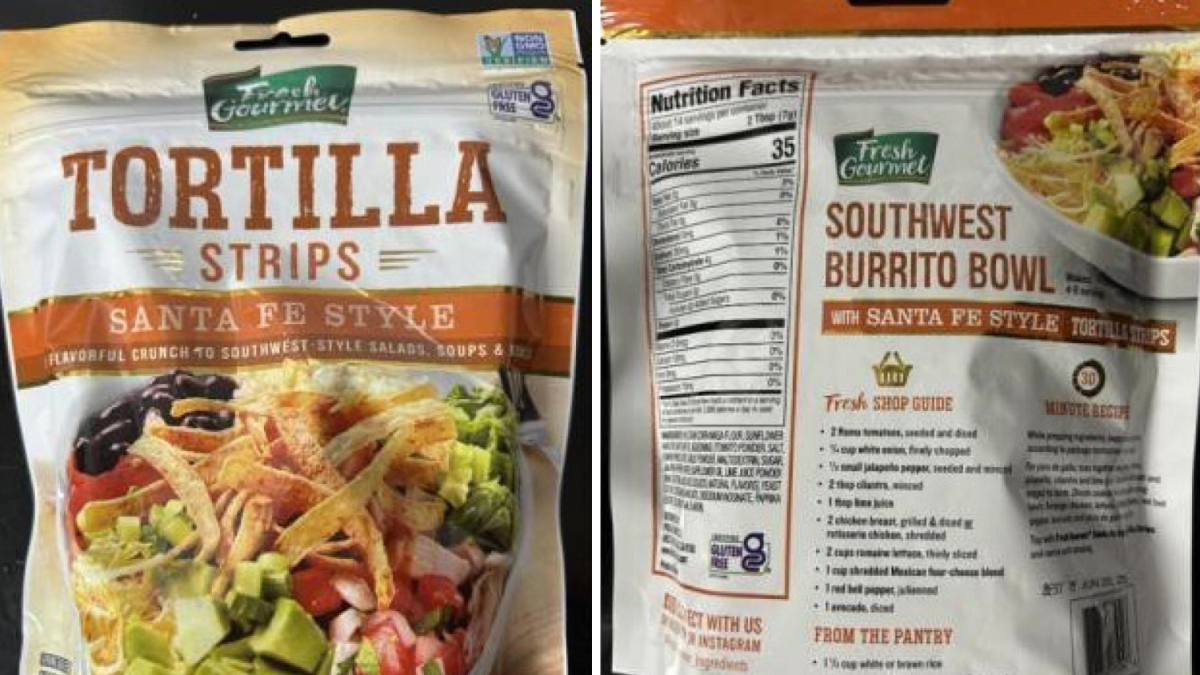 Tortilla strips recalled in 22 states over undeclared allergen