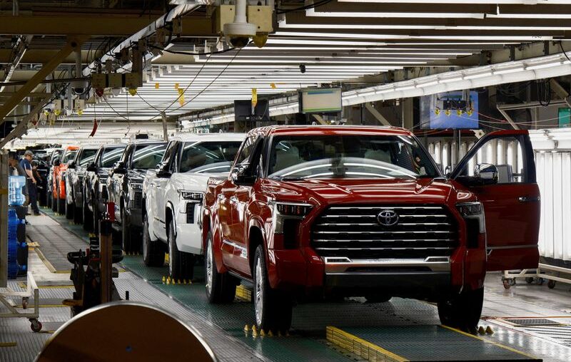 Toyota's global output declines for ninth straight month in October