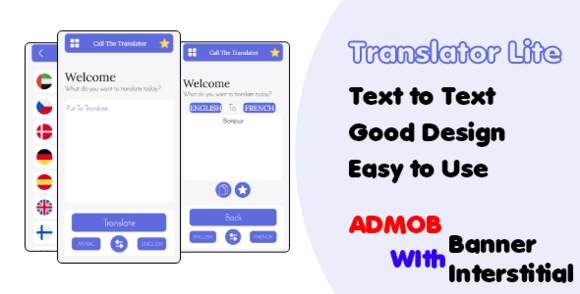 Translator Lite, Text to Text + Admob App Source – Nulled PHP Scripts