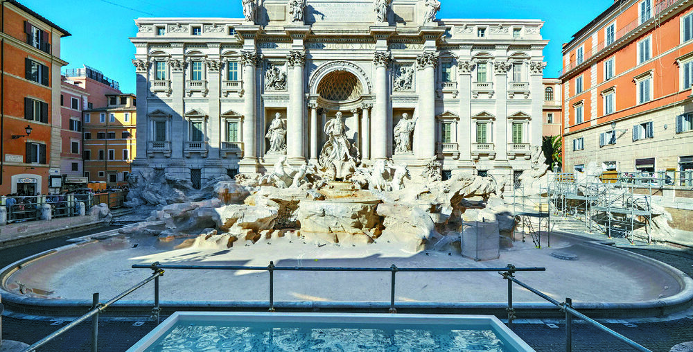 Trevi Fountain coin toss on hold