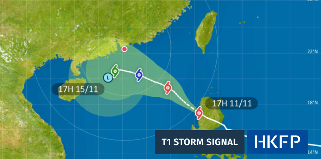 Tropical Cyclone Toraji: Hong Kong issues T1 typhoon warning as storm enters within 800km of city