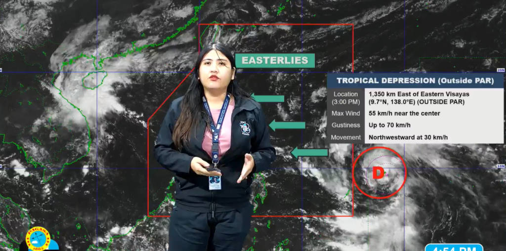 Tropical Depression 'Marce' may enter PAR tomorrow