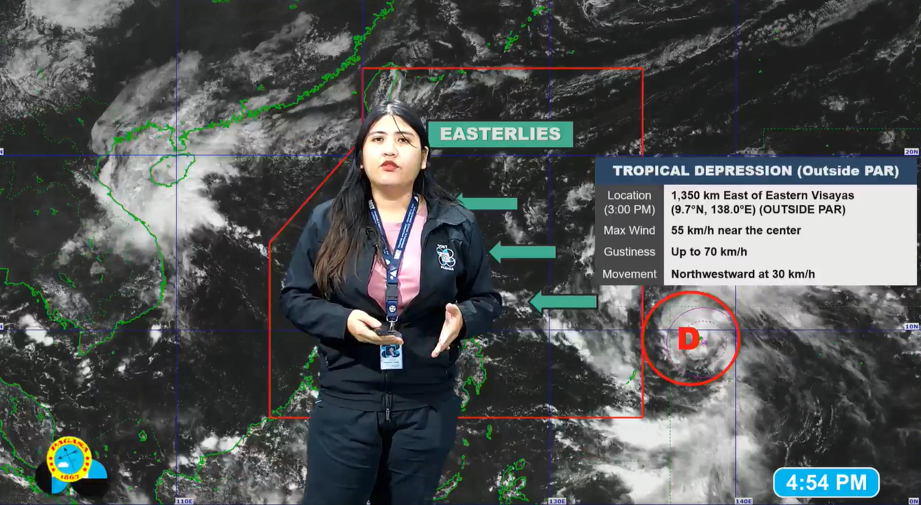 Tropical Depression ‘Marce’ may enter PAR tomorrow