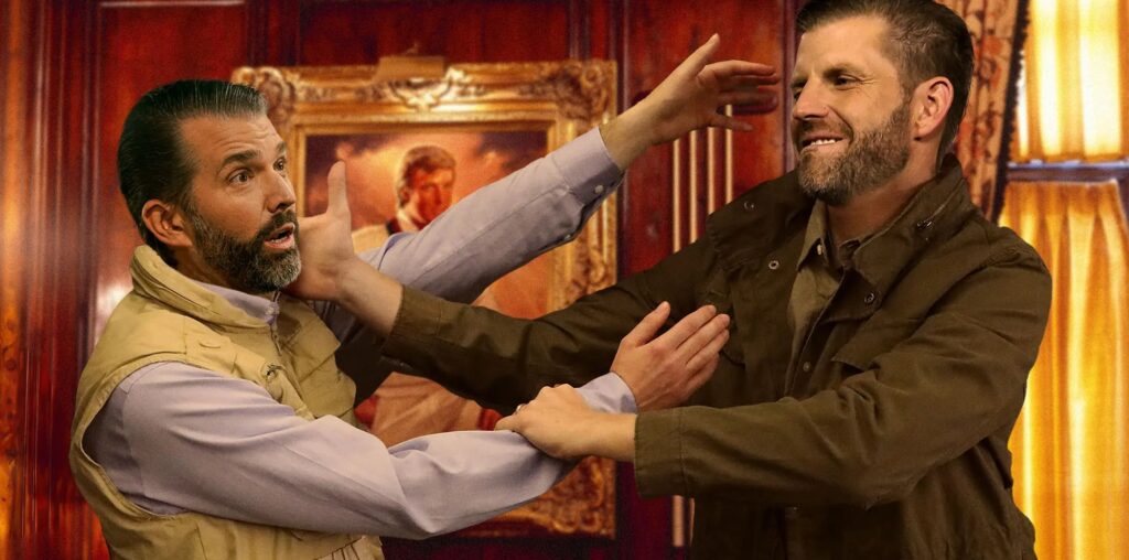 Trump Boys Have Slap Fight Over Who Gets To Run Foreign Policy Meetings