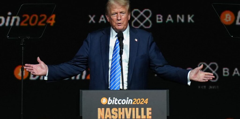 Trump Media in reported talks to buy crypto trading platform Bakkt, sending shares soaring